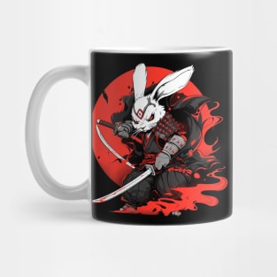 rabbit samurai Mug